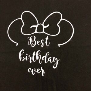 Custom Sonoma Best Birthday Ever Minnie Mouse Tee